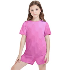 Wonderful Gradient Shades 5 Kids  Tee And Sports Shorts Set