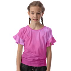 Wonderful Gradient Shades 5 Kids  Cut Out Flutter Sleeves