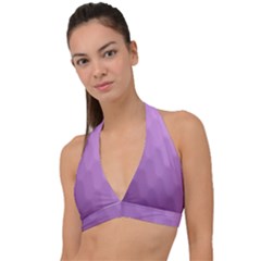 Wonderful Gradient Shades 4 Halter Plunge Bikini Top by PatternFactory