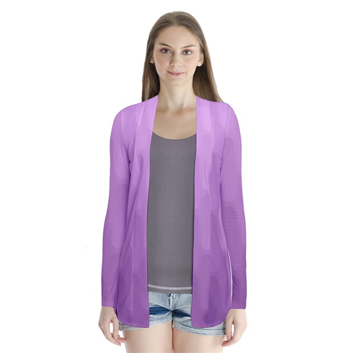 Wonderful Gradient Shades 4 Drape Collar Cardigan