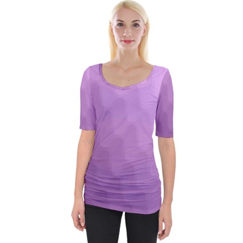 Wonderful Gradient Shades 4 Wide Neckline Tee by PatternFactory