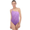 Wonderful Gradient Shades 4 Classic One Shoulder Swimsuit View1