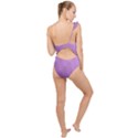 Wonderful Gradient Shades 4 Frilly One Shoulder Swimsuit View2