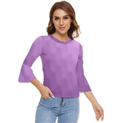 Wonderful Gradient Shades 4 Bell Sleeve Top