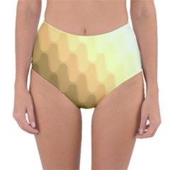 Wonderful Gradient Shades 6 Reversible High-waist Bikini Bottoms by PatternFactory