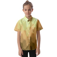 Wonderful Gradient Shades 6 Kids  Short Sleeve Shirt by PatternFactory