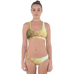 Wonderful Gradient Shades 6 Cross Back Hipster Bikini Set by PatternFactory