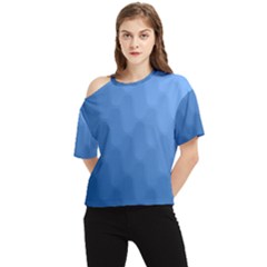 Wonderful Gradient Shades 3 One Shoulder Cut Out Tee by PatternFactory