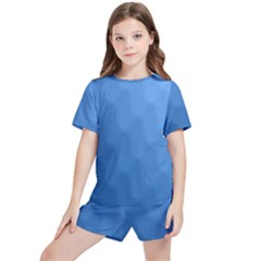 Wonderful Gradient Shades 3 Kids  Tee And Sports Shorts Set