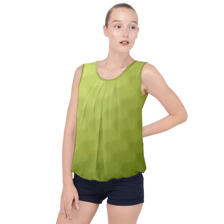 Wonderful Gradient Shades 1 Bubble Hem Chiffon Tank Top