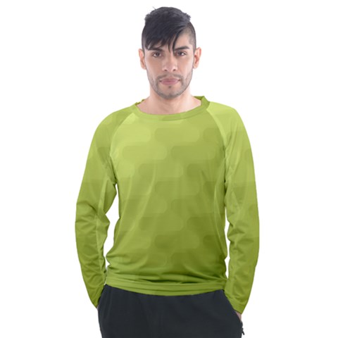 Wonderful Gradient Shades 1 Men s Long Sleeve Raglan Tee by PatternFactory