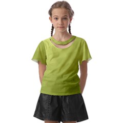 Wonderful Gradient Shades 1 Kids  Front Cut Tee