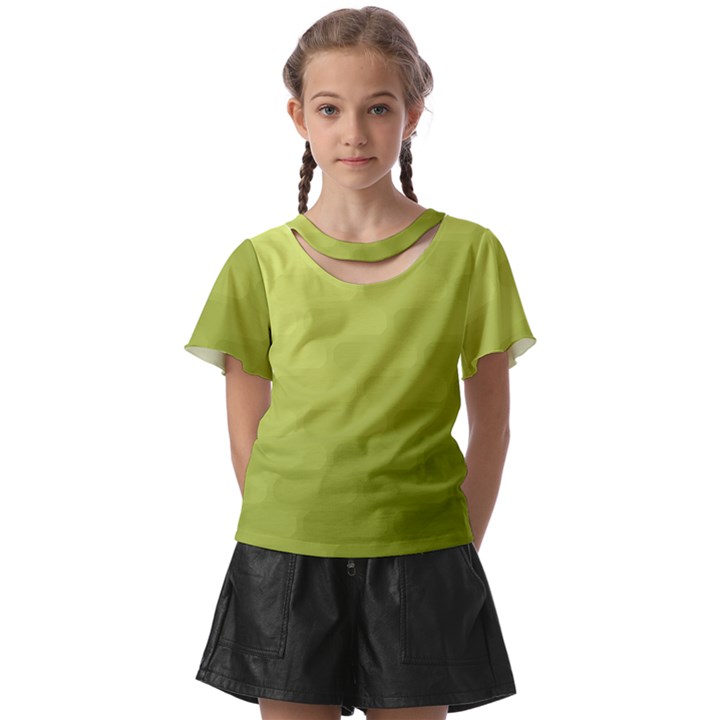 Wonderful Gradient Shades 1 Kids  Front Cut Tee