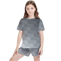 Wonderful Gradient Shades 2 Kids  Tee And Sports Shorts Set