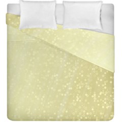 Jubilee Soft Golden Duvet Cover Double Side (king Size) by PatternFactory