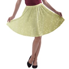 Jubilee Soft Golden A-line Skater Skirt by PatternFactory