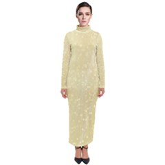 Jubilee Soft Golden Turtleneck Maxi Dress by PatternFactory