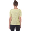 Jubilee Soft Golden Shoulder Cut Out Short Sleeve Top View2