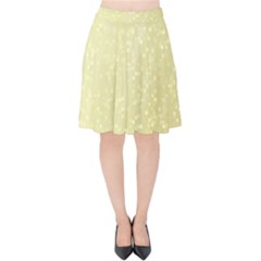 Jubilee Soft Golden Velvet High Waist Skirt by PatternFactory