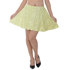 Jubilee Soft Golden Velvet Skater Skirt by PatternFactory