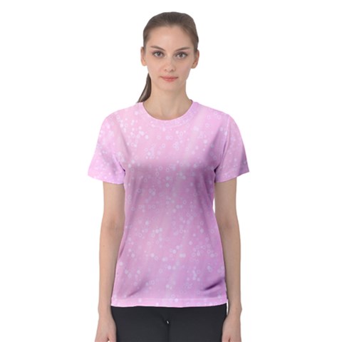 Jubilee Pink Women s Sport Mesh Tee by PatternFactory