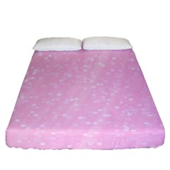 Jubilee Pink Fitted Sheet (queen Size) by PatternFactory