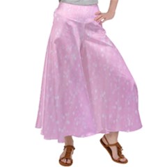 Jubilee Pink Satin Palazzo Pants by PatternFactory