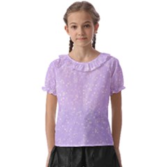 Jubilee Blue Kids  Frill Chiffon Blouse