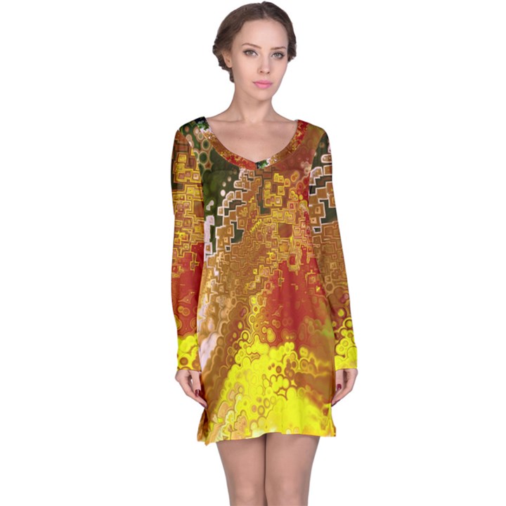 Fraction Space 3 Long Sleeve Nightdress