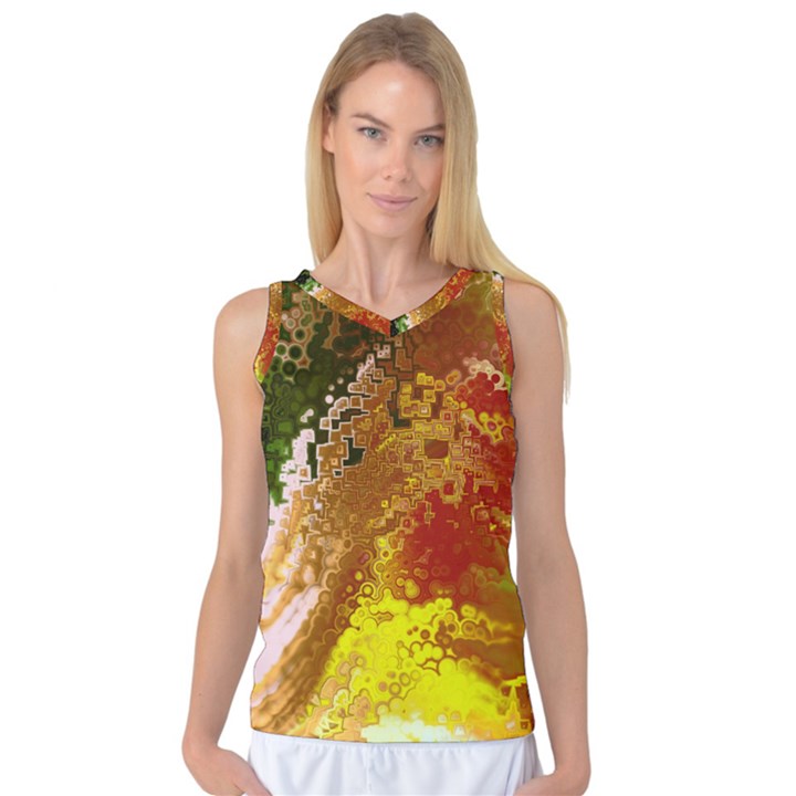 Fraction Space 3 Women s Basketball Tank Top