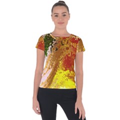 Fraction Space 3 Short Sleeve Sports Top  by PatternFactory