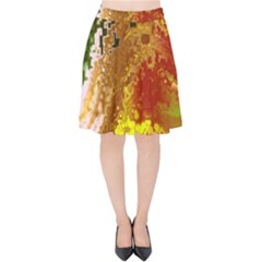 Fraction Space 3 Velvet High Waist Skirt by PatternFactory