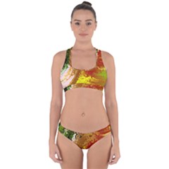 Fraction Space 3 Cross Back Hipster Bikini Set by PatternFactory