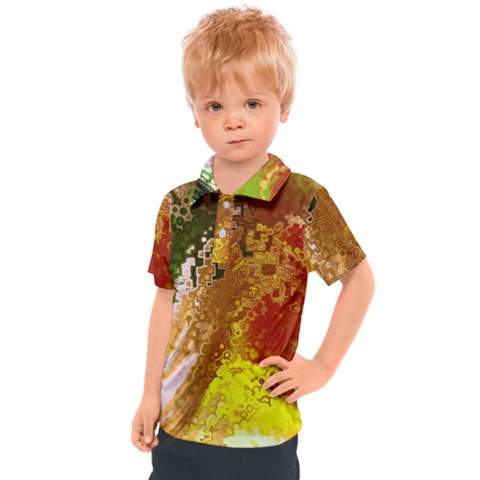 Fraction Space 3 Kids  Polo Tee by PatternFactory