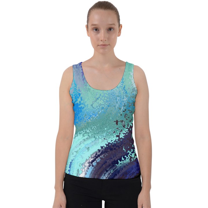 Fraction Space 2 Velvet Tank Top