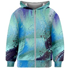 Fraction Space 2 Kids  Zipper Hoodie Without Drawstring by PatternFactory