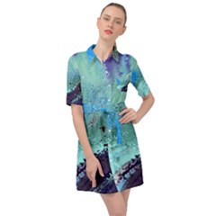 Fraction Space 2 Belted Shirt Dress by PatternFactory