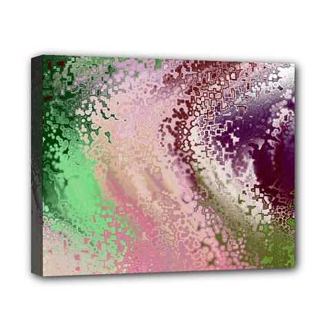 Fraction Space 1 Canvas 10  X 8  (stretched) by PatternFactory