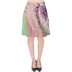 Fraction Space 1 Velvet High Waist Skirt by PatternFactory