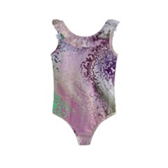 Fraction Space 1 Kids  Frill Swimsuit by PatternFactory