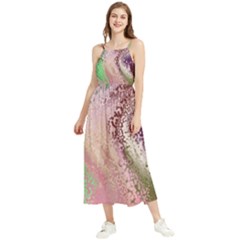 Fraction Space 1 Boho Sleeveless Summer Dress by PatternFactory