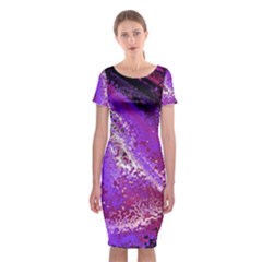 Fraction Space 4 Classic Short Sleeve Midi Dress by PatternFactory