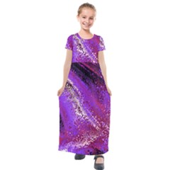 Fraction Space 4 Kids  Short Sleeve Maxi Dress by PatternFactory