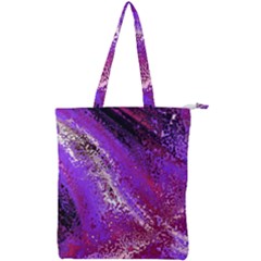 Fraction Space 4 Double Zip Up Tote Bag by PatternFactory