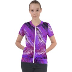 Fraction Space 4 Short Sleeve Zip Up Jacket by PatternFactory