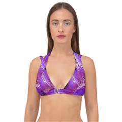 Fraction Space 4 Double Strap Halter Bikini Top by PatternFactory