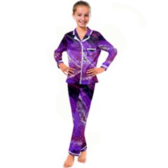 Fraction Space 4 Kid s Satin Long Sleeve Pajamas Set