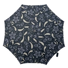 Folk Flowers Pattern  Hook Handle Umbrellas (medium) by Eskimos