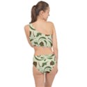 Folk flowers pattern  Spliced Up Two Piece Swimsuit View2