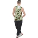 Folk flowers pattern  Men s Sleeveless Hoodie View2